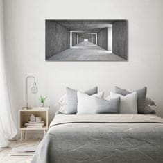 Wallmuralia Foto obraz fotografie na skle Betonový tunel 100x50 cm 2 úchytky