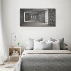 Wallmuralia Foto obraz skleněný horizontální Tunel z cihel 100x50 cm 4 úchytky