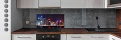 Wallmuralia Panel do kuchyně Noční Hongkong 100x50 cm