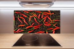 Wallmuralia Panel do kuchyně Chilli papričky 100x50 cm