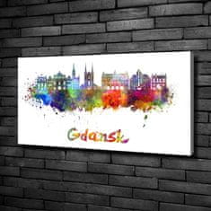 Wallmuralia Foto-obraz canvas na rámu Barevný Gdaňsk 100x50 cm