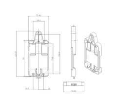 ITead Držák na lištu DIN pro Sonoff Sonoff DR IM180207001
