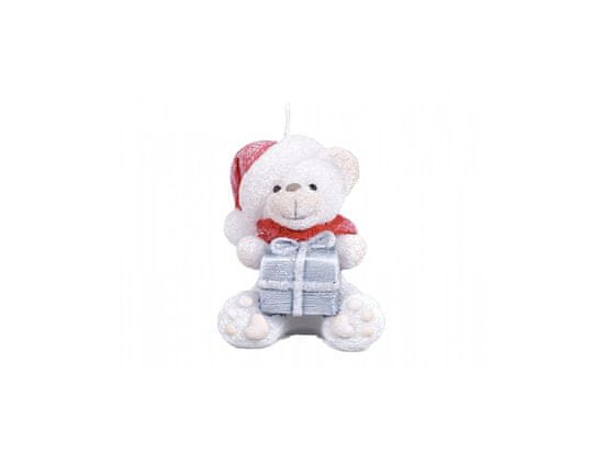 NOHEL GARDEN Svíčka TEDDY SVÁTEČNÍ vánoční 11cm