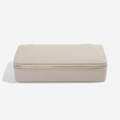 Stackers , Cestovní šperkovnice Taupe Large Zipped Jewellery Box | šedobéžová 75347