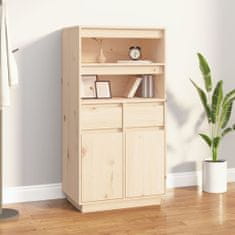 Vidaxl Skříň highboard 60 x 40 x 116,5 cm masivní borové dřevo