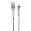 Riva Power Riva 6000 TR12 micro USB kabel 1,2m, transparentní