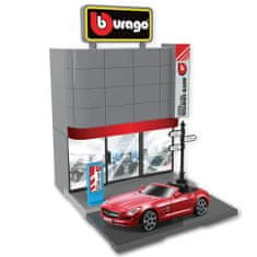 BBurago city 1:43 18-31501 Prodejna aut