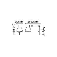 FARO Barcelona FARO CELIA nástěnná lampa, černá