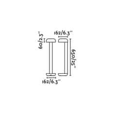 FARO Barcelona FARO GROW 650 stojací lampa, tmavě šedá, h 65cm