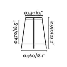 FARO Barcelona FARO AKANE zelená stojací lampa