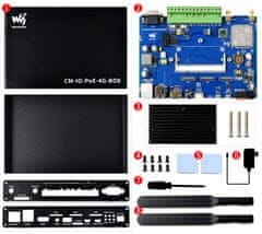 Waveshare Základní výpočetní modul IoT pro Raspberry Pi 4G, PoE