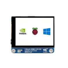 Waveshare 2,8" LCD kapacitní dotykový displej pro Raspberry Pi, 480x640, IPS