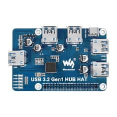 Waveshare 4xUSB 3.2 Gen1 HUB modul pro Raspberry Pi