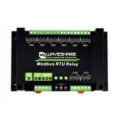 Waveshare Modul s 8 relé řízenými pomocí RS485 Modbus RTU