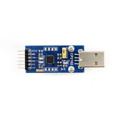 Waveshare Převodník USB na TTL s čipem CP2102 (typ A) kabely jsou součástí dodávky