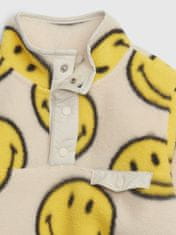 Gap Dětská fleece mikina & Smiley 3YRS