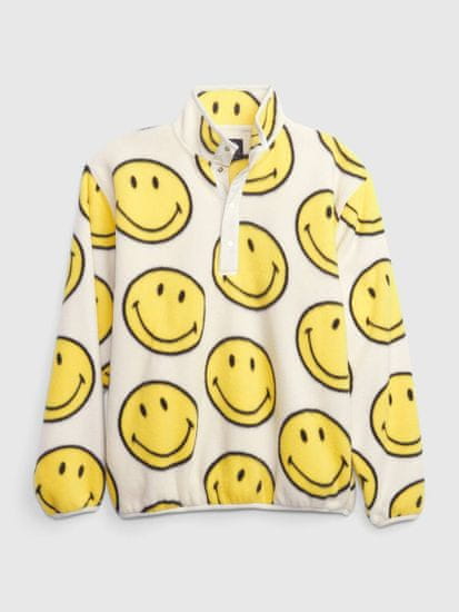 Gap Mikina fleece & Smiley