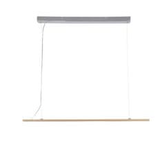 Corep Integrovaná dřevěná závěsná lampa LED, 100 x 5 x 125 cm, MALMO