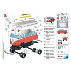 Ravensburger Puzzle RAVENSBURGER 3D Volkswagen Combi T1 162 dílků