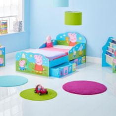 VERVELEY PEPPA PIG, Dětská postel s úložným prostorem 140 * 70 cm