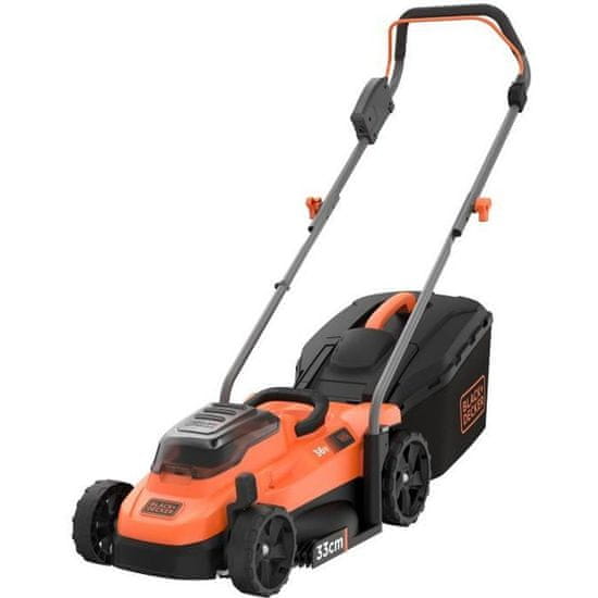 VERVELEY Akumulátorová sekačka BLACK & DECKER 33cm LITHIUM 36V, 2,5Ah, 1 baterie, 1 nabíječka, 1 mulčovací sítko, BCMW3336L1-QW