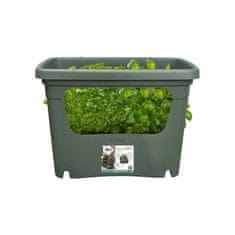 Elho ELHO, Květináč, Green Basics Stack & Grow Large, Leaf Green, venkovní, Ll. 35,1 x š 50,9 x v 35,7 cm