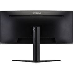 iiyama Zakřivená herní obrazovka pro PC, IIYAMA G-Master Red Eagle GB3466WQSU-B1, 34 UWQHD, VA panel, 1 ms, 144 Hz, HDMI / DisplayPort, FreeSync