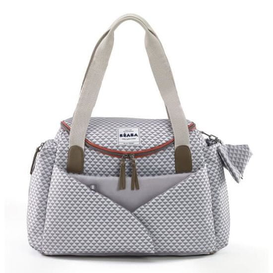 Béaba BEABA Sydney II Play Print Bag Grey / Coral