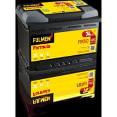 VERVELEY Autobaterie FULMEN FORMULA FB740 (+ vpravo) 12V 74AH 680A