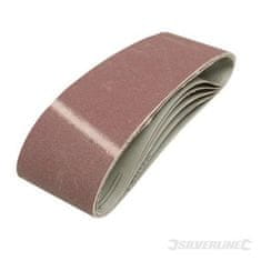 Silverline 5 brusných pásů 75 x 533 mm