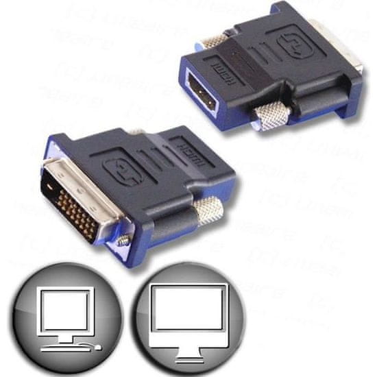 VERVELEY Adaptér HDMI samec / DVI samice