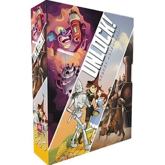 Asmodee ASMODEE, Odemknout! Tajná dobrodružství, kooperativní desková hra, od 10 let