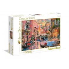 Clementoni Puzzle CLEMENTONI, 36524, 6000 prvků, Večerní západ slunce v Benátkách