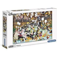 VERVELEY Puzzle CLEMENTONI, 36525, 6000 kusů, Gala Disney