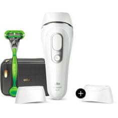 Braun Braun Silk expert Pro 5 PL5145, IPL pro muže, domácí pulzní epilátor, bílý/stříbrný