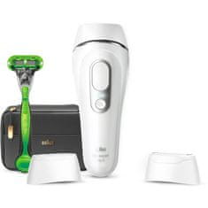 Braun Braun Silk expert Pro 5 PL5145, IPL pro muže, domácí pulzní epilátor, bílý/stříbrný