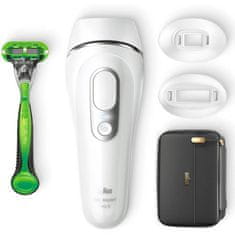 Braun Braun Silk expert Pro 5 PL5145, IPL pro muže, domácí pulzní epilátor, bílý/stříbrný