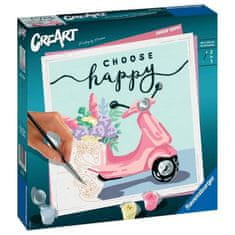 Ravensburger CreArt, čtverec, Choose Happy, Ravensburger