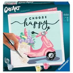 Ravensburger CreArt, čtverec, Choose Happy, Ravensburger