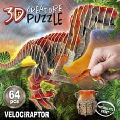 Educa EDUCA, Velociraptor, 3D puzzle s příšerami