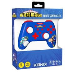 VERVELEY Gamepad, KONIX, My Hero Academia, Modrý, Switch