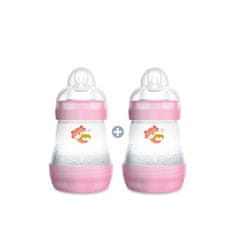 shumee MAM Baby Easy Start / Natural Anti-Colic lahvička - 160 ml - Tvářenka - Flow dudlík 1x2