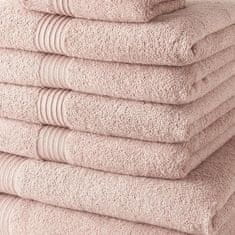 Today DZIS Sada 4 ručníků 30x50 cm + 4 ručníky 50x100 cm + 2 ručníky 70x130 cm 100% bavlna, Rose des sables