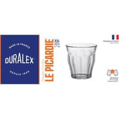 VERVELEY DURALEX, Picardie Transparent, 22 cl sklo, tvrzené sklo