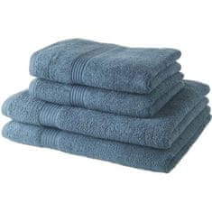 VERVELEY DZIS Sada 2 ručníků 50x100 cm + 2 ručníky 70x130 cm Peacock 100% bavlna