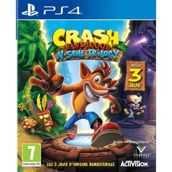 VERVELEY Hra Crash Bandicoot N-SANE Trilogy pro systém PS4