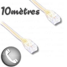 Lineaire Kabel ADSL RJ11 samec / RJ11 samice 10 m