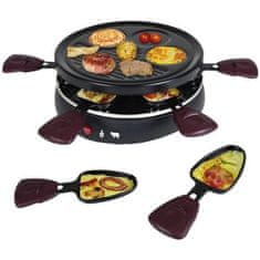 VERVELEY KALORIK TKG RAC 1008 CS Raclette s grilem pro 6 osob, černý