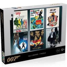 VERVELEY JAMES BOND Puzzle Ikoničtí herci 1000 dílků