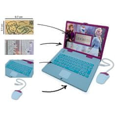 Lexibook KING SNIEGU Dvojjazyčný výukový počítač (FR / EN) LEXIBOOK pro děti, 124 aktivit